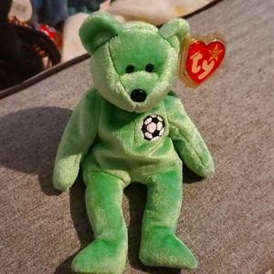 1999 kicks ty beanie bear beanie baby